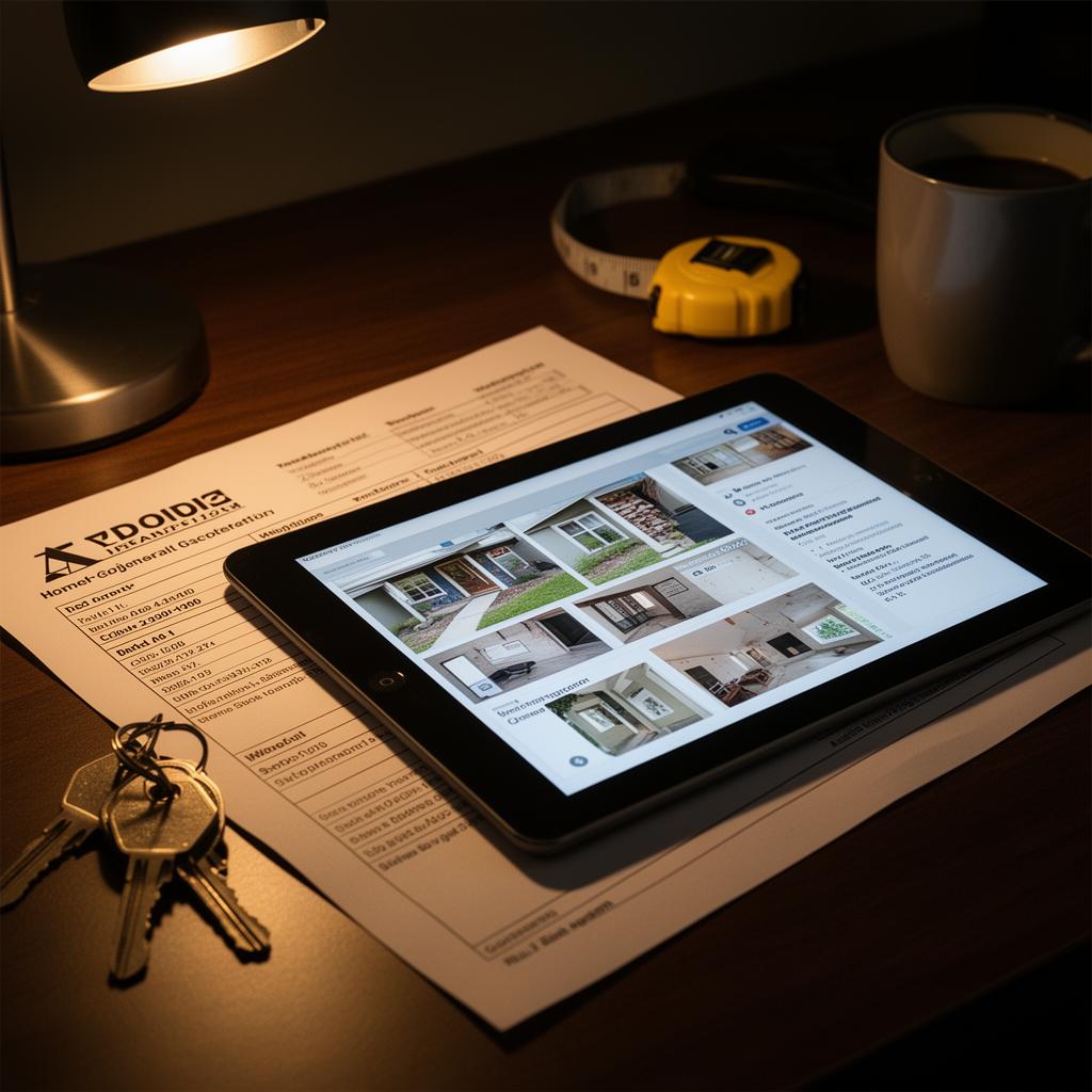 Photo-rich digital inspection report on a tablet and printed document